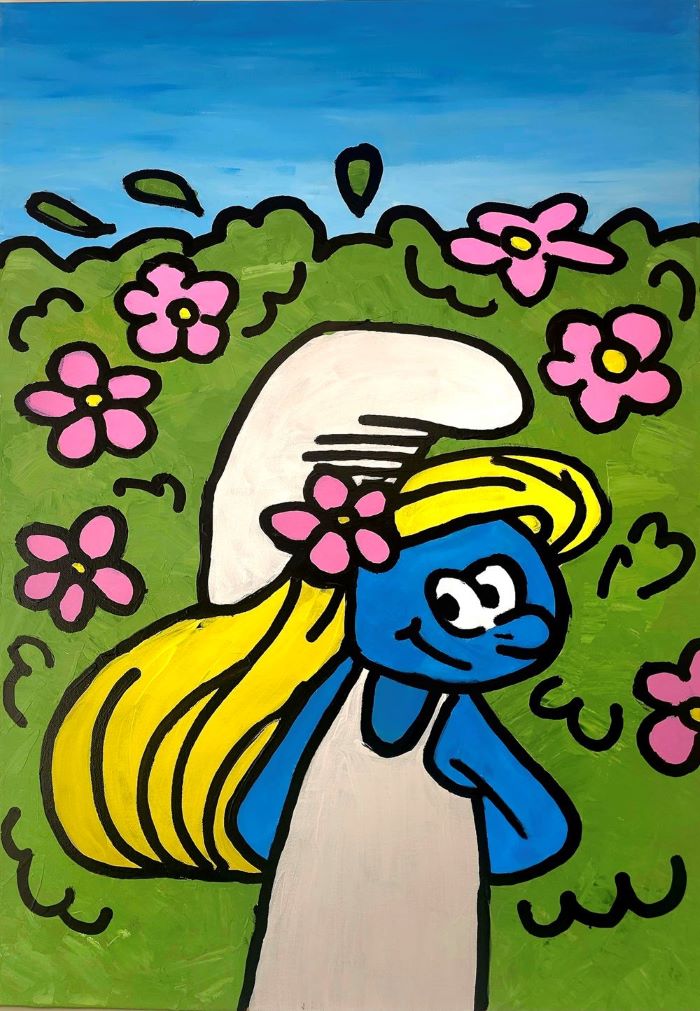 60cm x 90cm Smurfette Smurfette